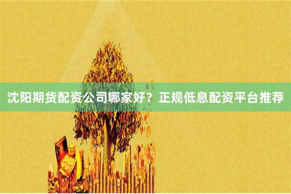 沈阳期货配资公司哪家好？正规低息配资平台推荐